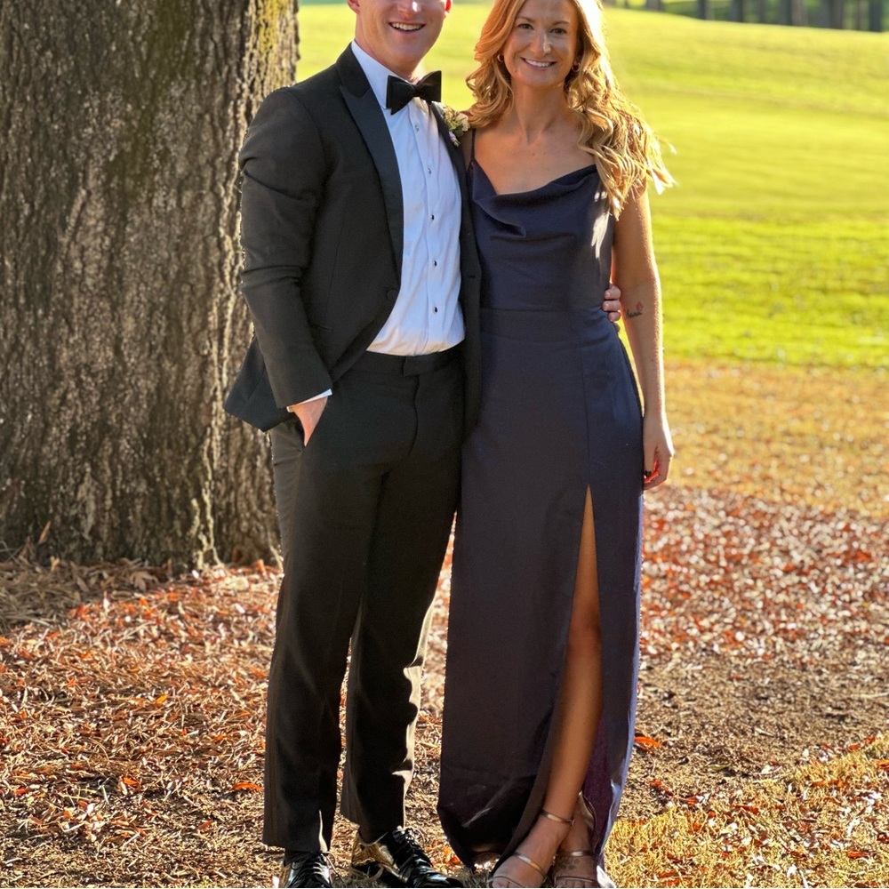 NBD Lila gown in Blueberry REVOLVE